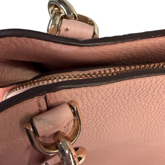 Kate Spade Jackson Leather Pink Triple Compartment Shoulder Bag - Picture 14 of 16